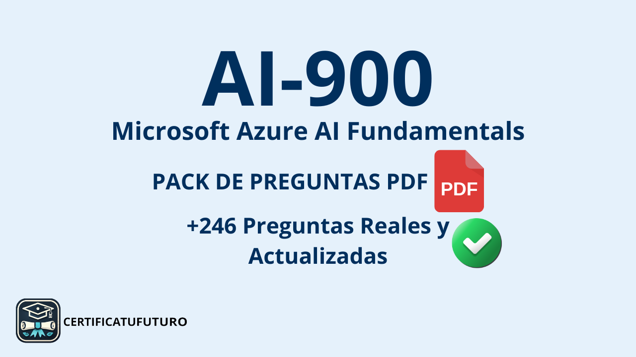 Preguntas Reales del Examen AI-900 (PDF)