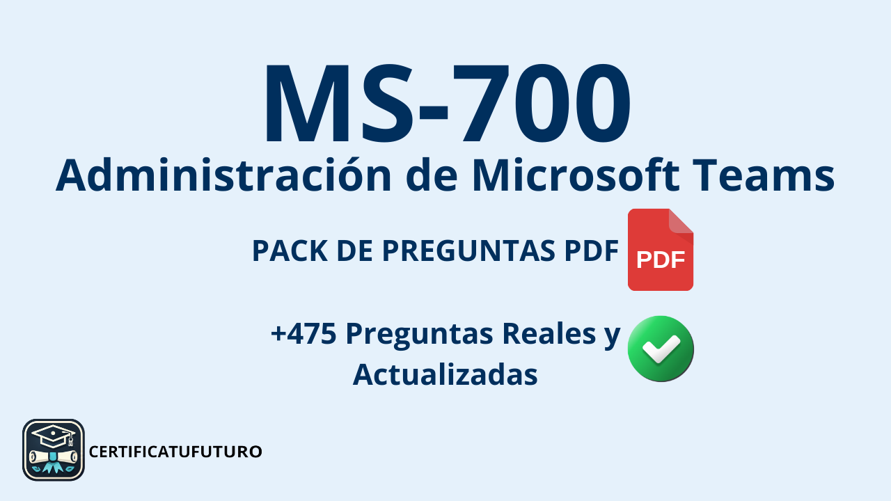 Preguntas Reales del Examen MS-700 (PDF)